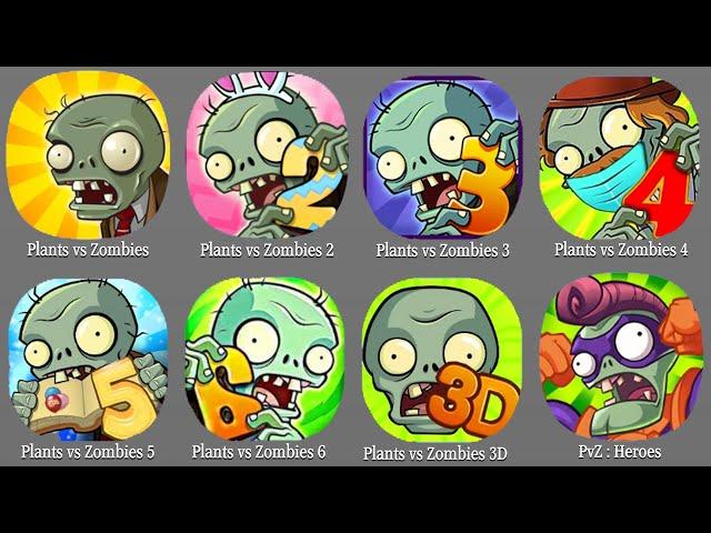 Plants vs Zombies 3,Plants vs Zombies 4,Plants vs Zombies 5,PvZ,PvZ 6,PvZ : 3D,PvZ : Heroes,PvZ 2