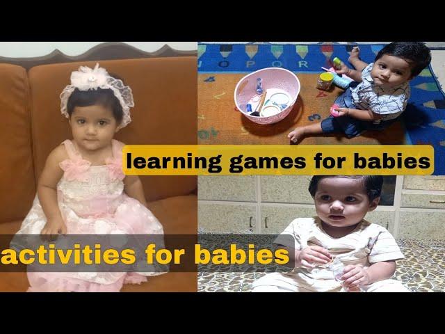 sensory activities for babies | learning games for babies | Zainab saif