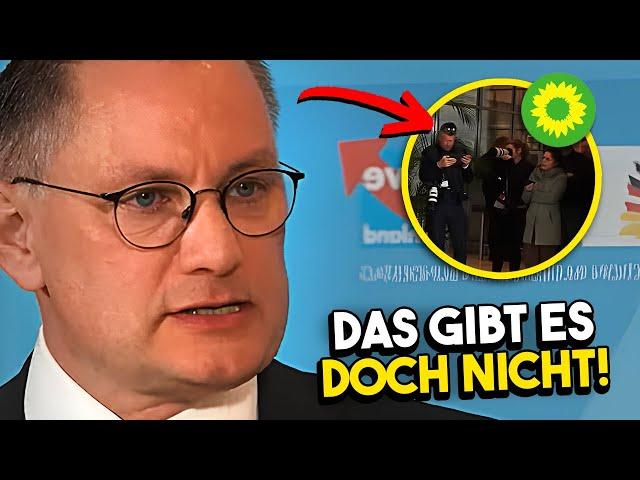 'Was stellen Sie für dumme Fragen?' - Chrupalla zerlegt Links/Grünen Reporter!