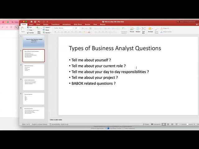 Business Analyst Interview Questions full course (Step by Step Guide )( 100 % free course )in 6hours