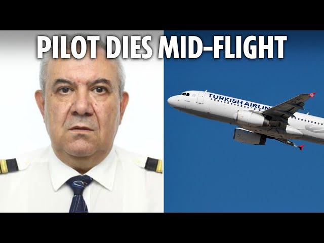 Turkish Airlines pilot suddenly dies during flight from US forcing emergency landing