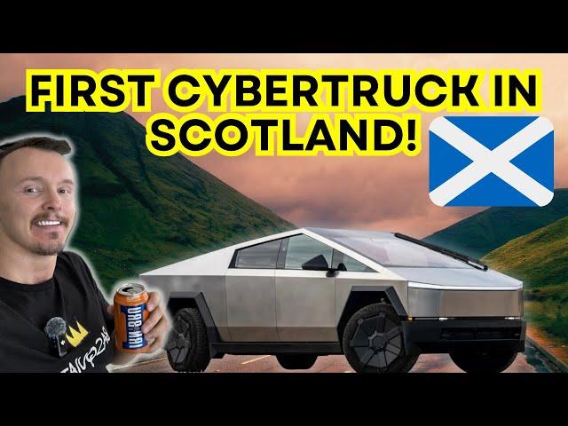 Tesla CyberTruck arrives in Scotland! Exclusive first look