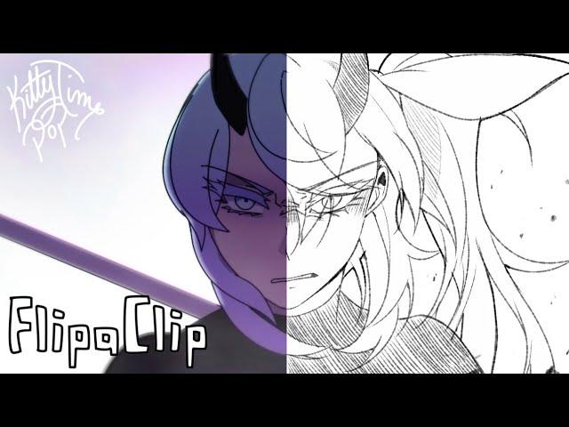 REAL-TIME Animating in Flipaclip ("A Warning" Behind the scenes)  / Donut