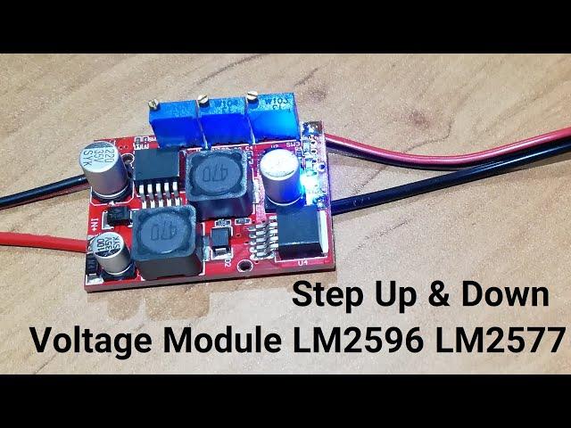 How to install Step Up Step Down Voltage Module LM2596 LM2577 Boost Buck Converter?