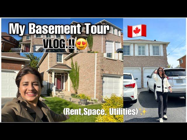 My Basement Tour in Canada| Rent, Utilities, House Tour| #canadalife #stylehub