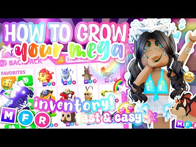 HOW TO GROW YOUR MEGA INVENTORY IN ADOPT ME!