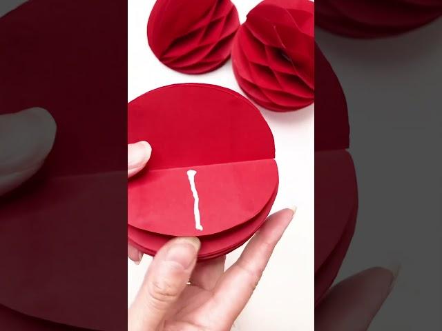 Paper Crafts 3D Paper Ornament | DIY Paper Christmas Ornament #papercrafts #diy #shorts