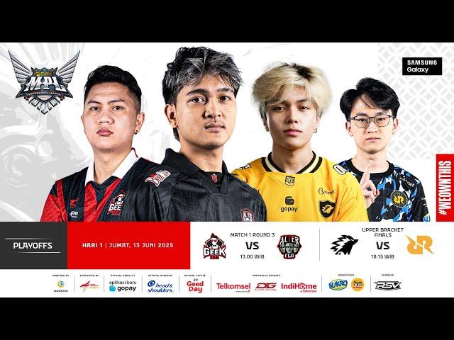  LIVE | MPL ID S15 | Playoffs Hari 3 | Bahasa Indonesia