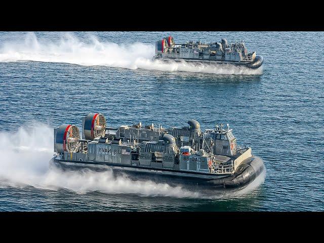 High-Powered Operations of the US Landing Craft Air Cushion (LCAC)