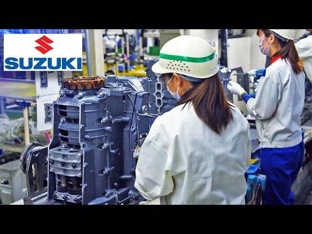 Suzuki Outboard Motor production - That's how ship engines are made