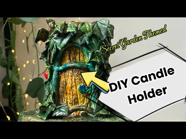 DIY Air Ary Clay Candle Holder