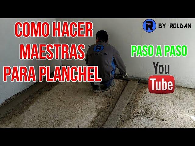 como hacer maestras para planchel 2020.