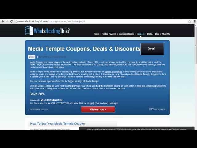 Media Temple Hosting Registration Process And Coupon Code