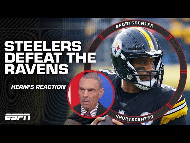 RAVENS VS. STEELERS REACTION: 'I didn't learn a lot from this game' - Herm Edwards | SportsCenter