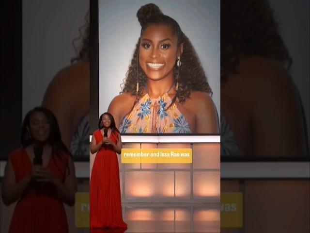 Throwback when Regina Hall helped Issa Rae start Insecure. #reginahall #issarae #insecure #abff