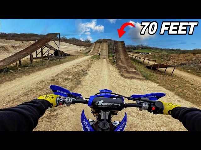Newbie Rides FMX Jumps For The First Time