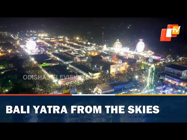 Breathtaking Aerial View Of Bali Yatra 2022 In Cuttack