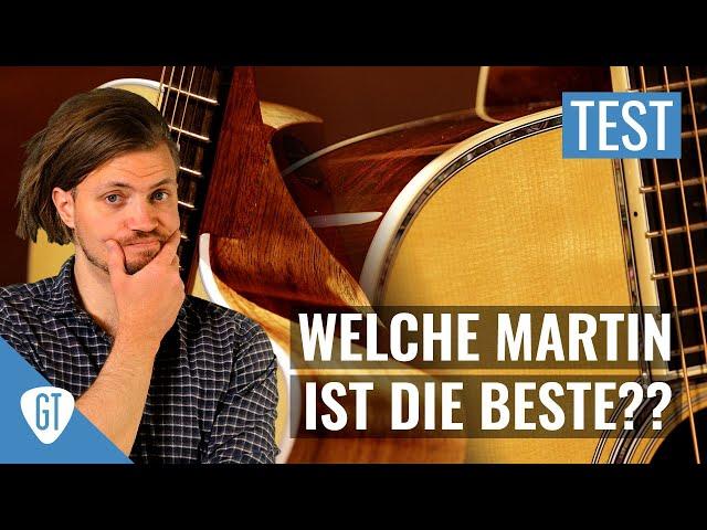 Welche Martin Gitarre ist die beste??! | 4 Gitarren im Test?