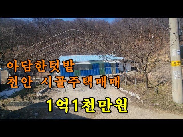 천안 전원주택(시골주택)매매/아담한 텃밭과 대청마루 있는집/1억1천만원/