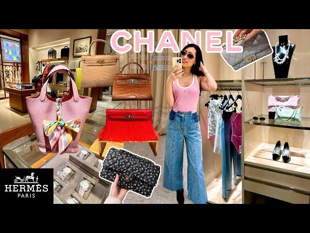OBSESSED with New Chanel Coco Beach  Hermes Luxury Shopping Vlog