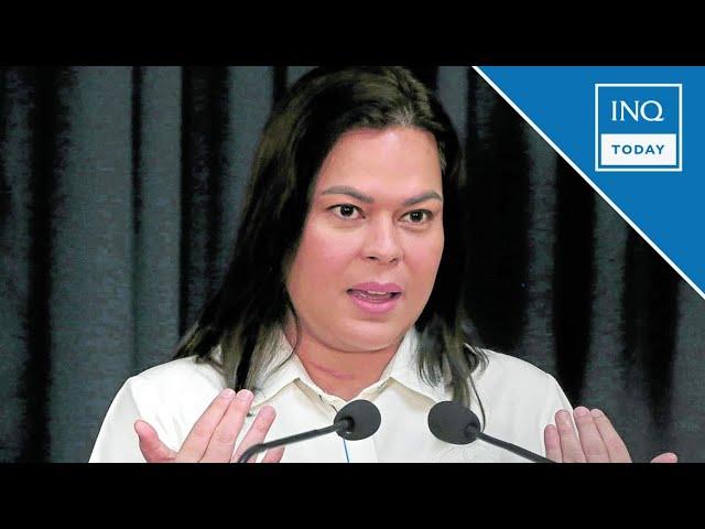 Threat against Marcos ‘maliciously taken out of context’ – VP Sara Duterte | INQToday