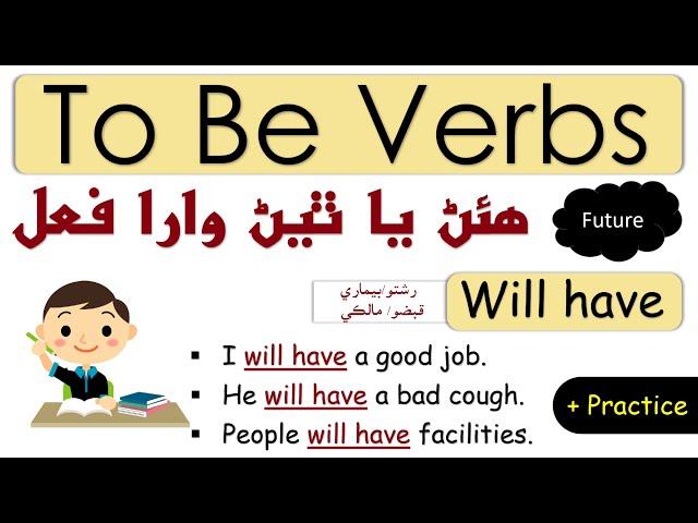 Use of will have  in English  with Sindhi explanation | To Be Verbs | English in Sindhi