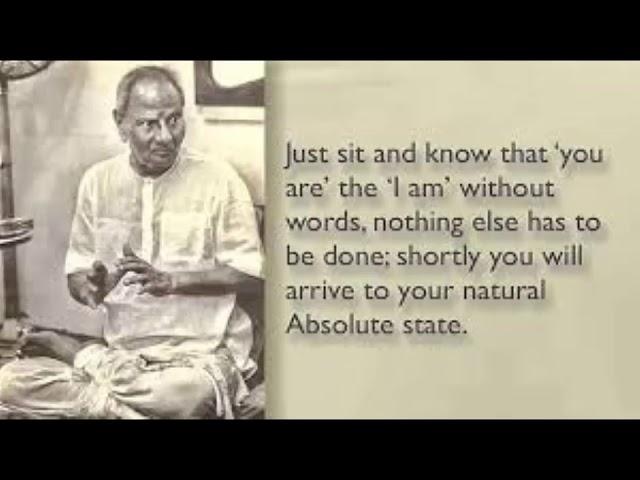 Nisargadatta Maharaj - "I am" - A Guided Meditation