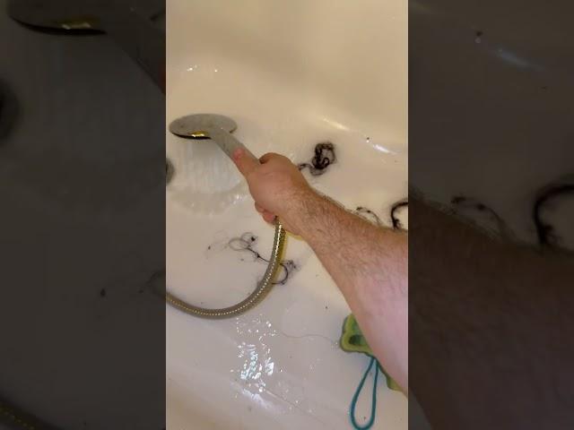 How to keep hair out of the drain for good #draincleaning #handyman