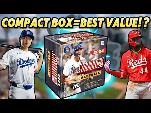 BEST VALUE?! 2024 Topps Stadium Club Baseball Compact Hobby Box Review!