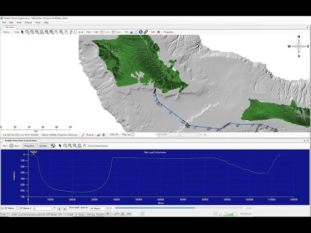 Loading Gridded Bathymetry in MakaiPlan