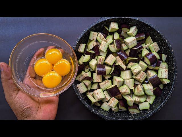 Eggplant recipe that drives everyone crazy Eggplant Tastes Better Than Meat! Simple Recipe with Egg