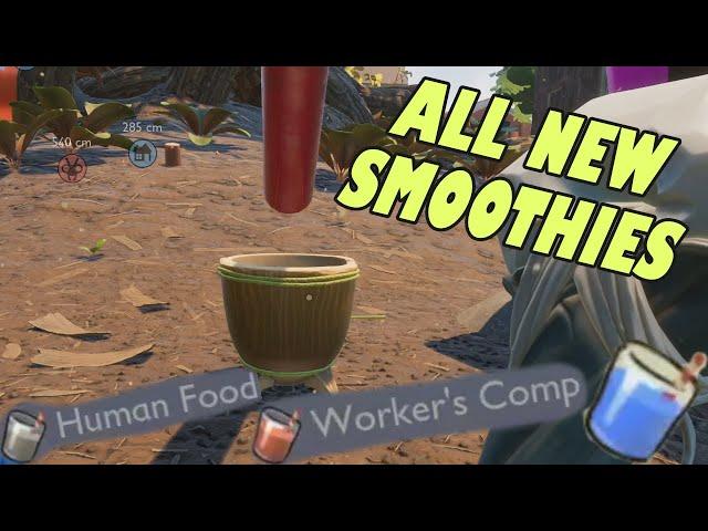 GROUNDED UPDATE NEW FOOD & SMOOTHIES | How to make the new smoothies in grounded water container fix