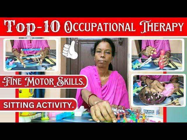 OT Therapy Fine Motor Skills Activities For Autism At Home | Rina Atharba