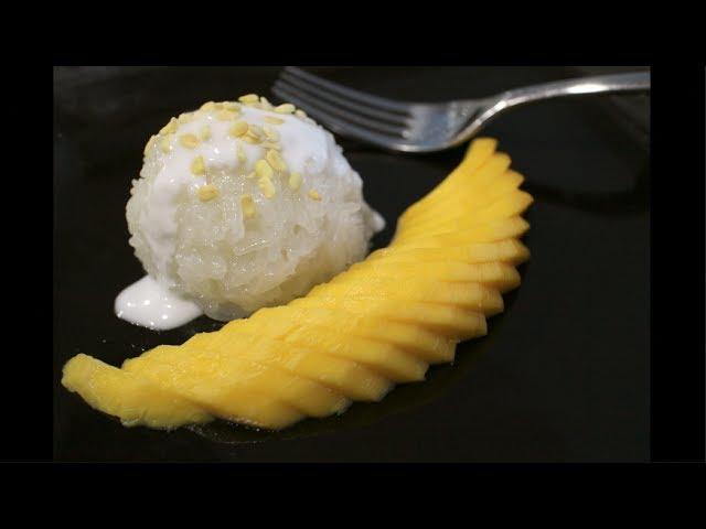 Mango & Sticky Rice Recipe  ข้าวเหนียวมะม่วง - Hot Thai Kitchen