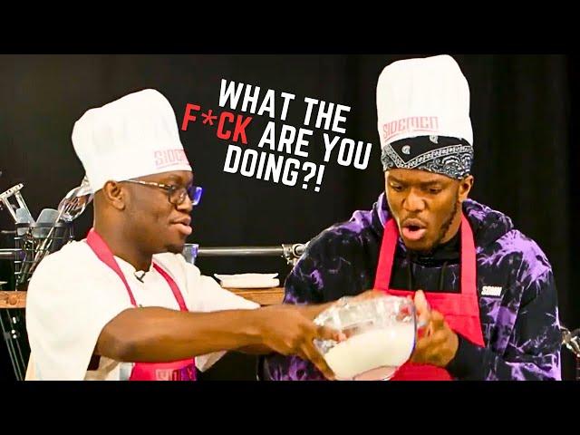 KSI AND DEJI FIGHTING WHILE COOKING FOR 9 MINUTES 