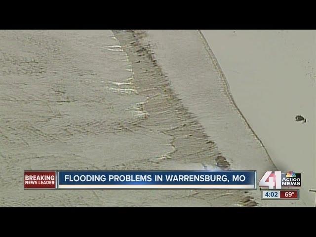 Flooding causes problems in Warrensburg, Mo.