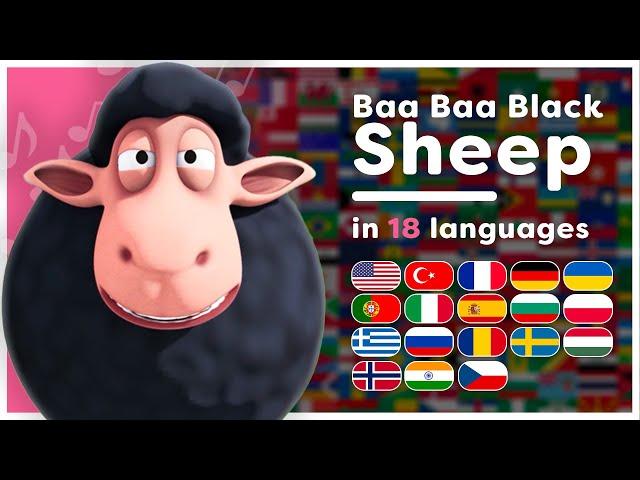 Baa Baa Black Sheep! | All languages! | Classic Nursery Rhymes compilation | Hey Kids Worldwide