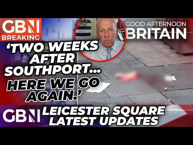 Leicester Square stabbing: 'Here we go again' FUMES Ex-Cop in knife crime rant as young girl stabbed