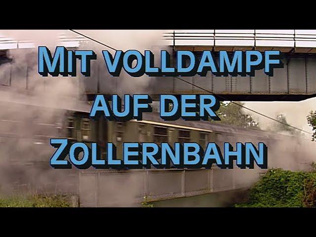 Volldampf auf der Zollernbahn mit 52 7596