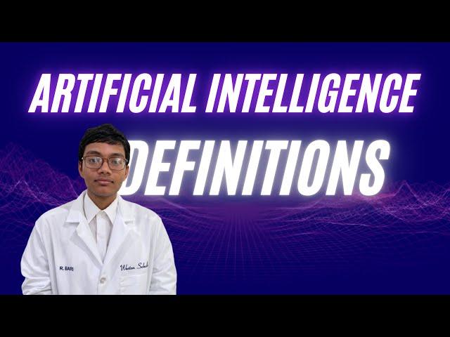 Artificial Intelligence A.I. | Definitions
