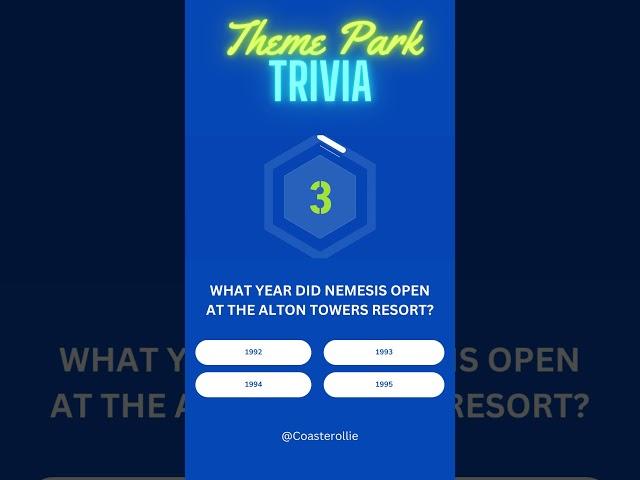 Theme Park Trivia Question 1