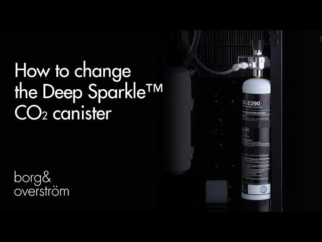How to install a Deep Sparkle CO2 Refill  | Borg & Overstrom (How-To)