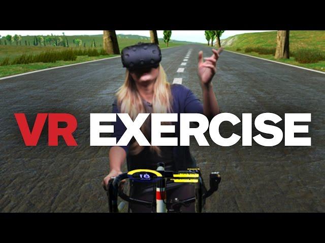 IGN Reacts to VR Exercise Biking (in Mixed Reality)