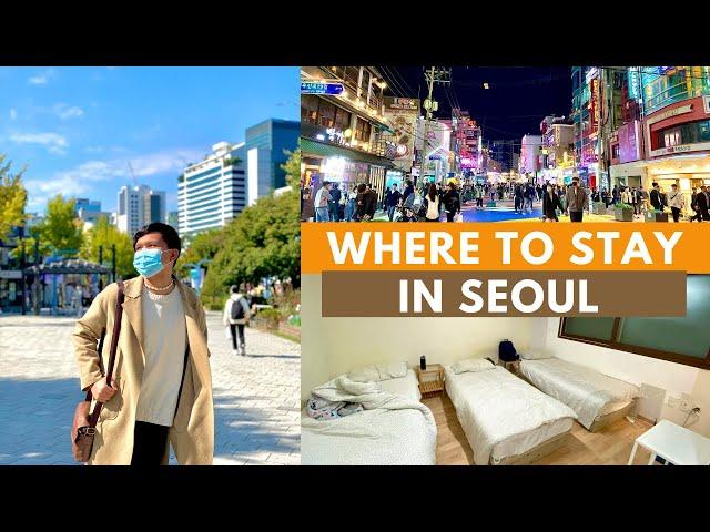 WHERE TO STAY IN SEOUL KOREA VLOG | CHEAPEST HOSTEL IN HONGDAE