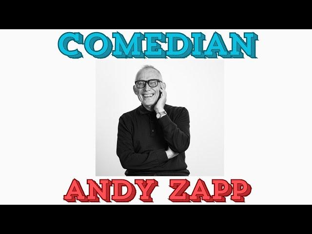 Comedian Andy Zapp sitting down standing up! #standupcomedy