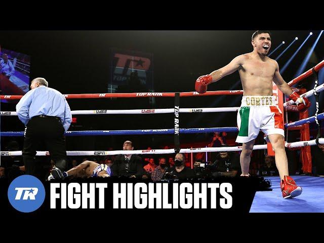 Andres Cortes Stuns Genesis Servania with Highlight KO at the End of Rd. 1 | FIGHT HIGHLIGHTS