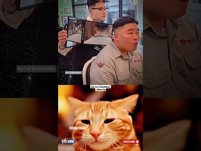 DAY-9 BARBER IN OHIO  #shorts #memes #cat