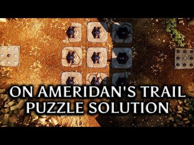 Dragon Age: Inquisition - Jaws of Hakkon DLC - 'On Ameridan's Trail' Puzzle solution