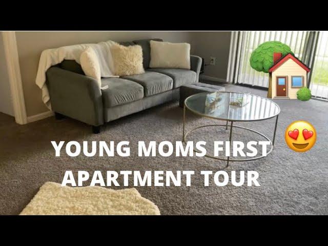 YOUNG MOM FIRST APARTMENT TOUR | MODERN