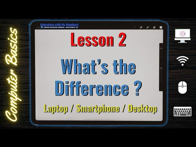 What's the difference between Laptops, Desktops and Smartphones | Lesson2